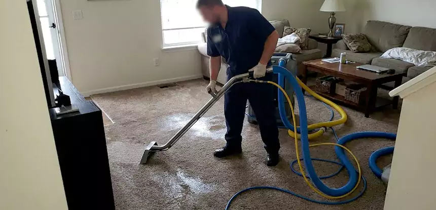 Flooded Basement Carpet Cleanup Tucker 