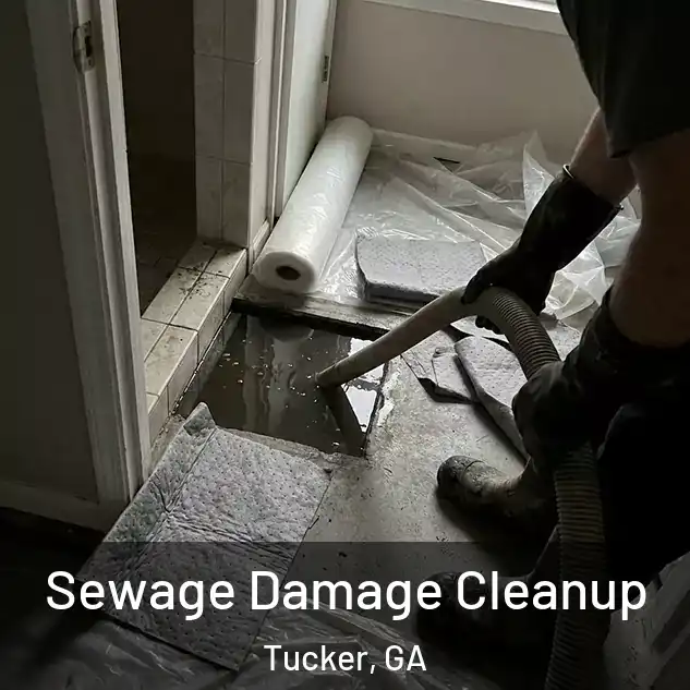  Sewage Damage Cleanup Tucker, GA